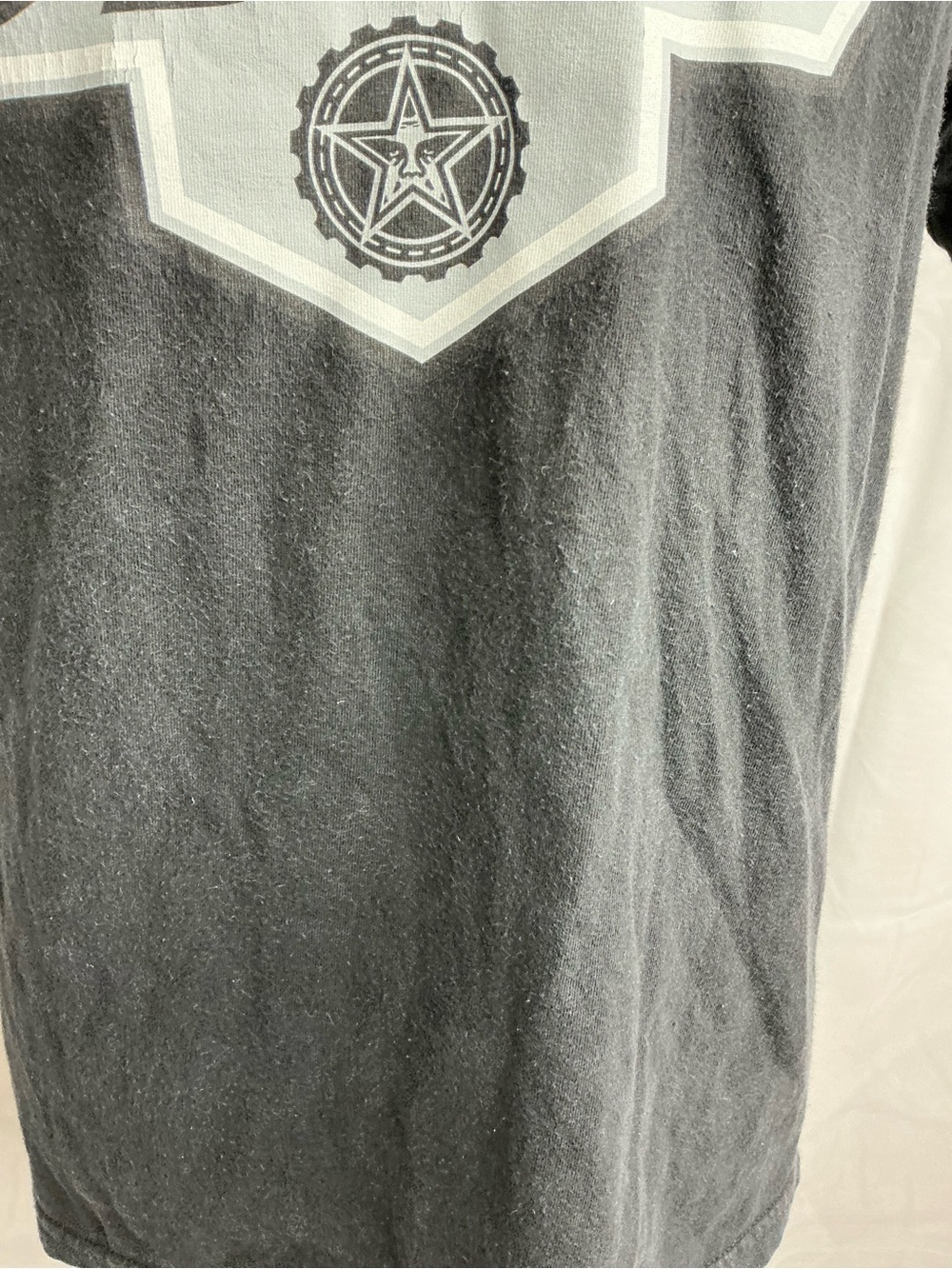 2308 - Obey Worldwide Graphic T-Shirt Black Size Medium - Picture 8 of 10